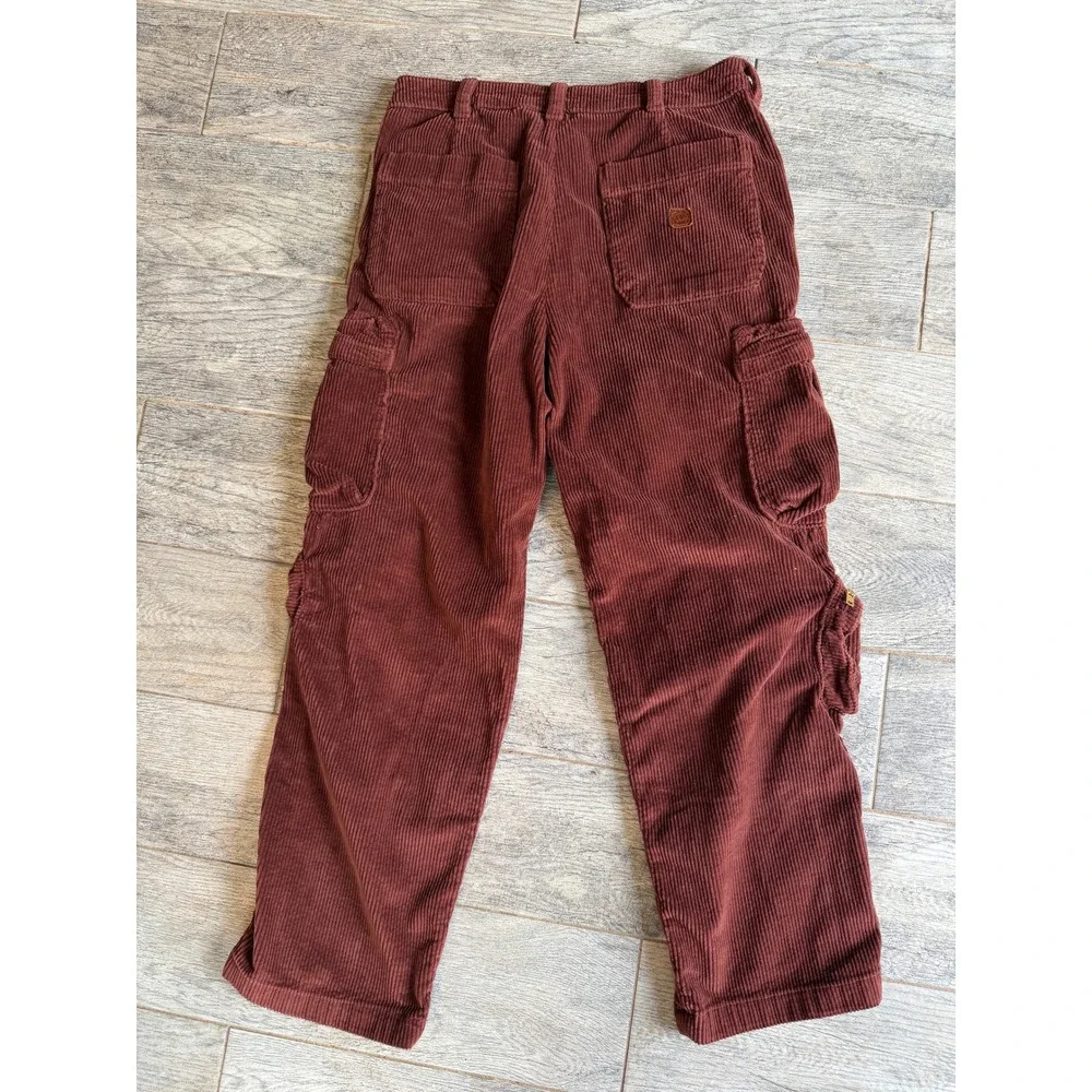 American Eagle Tru Kolors Cargo Pants Mens 30x32 Corduroy 30 x 32 Wide Wale